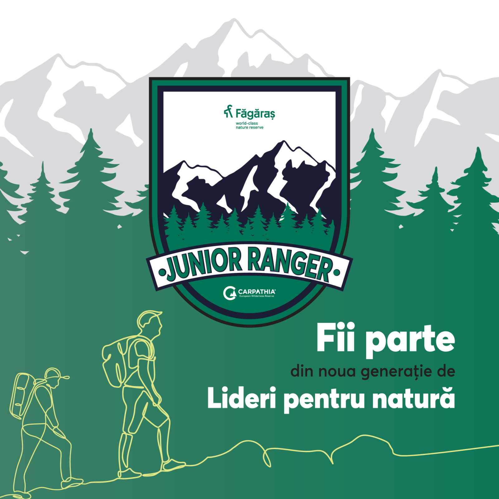 Lecții despre cum să fii ranger, în cadrul noului program dezvoltat de Fundația Conservation Carpath...