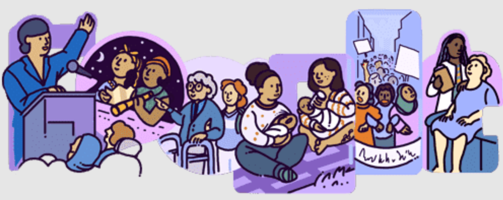 Ziua Internațională a Femeii. Google sărbătorește femeile cu un doodle special