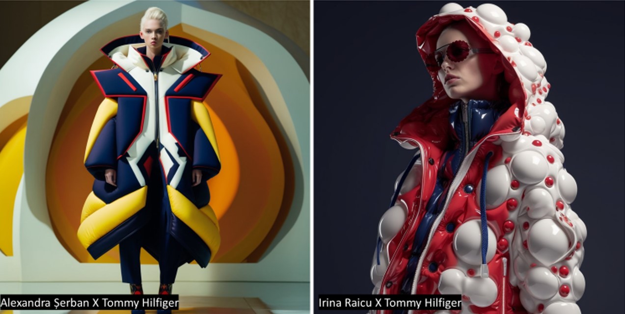 Două artiste din România au câștigat un concurs de design vestimentar cu Inteligență Artificială, or...