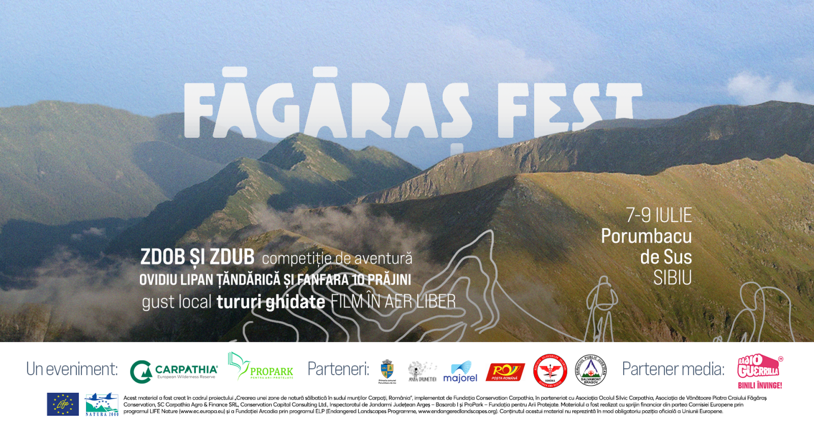 Făgăraș Fest se trăiește anul acesta la Porumbacu de Sus, pe 7-9 iulie