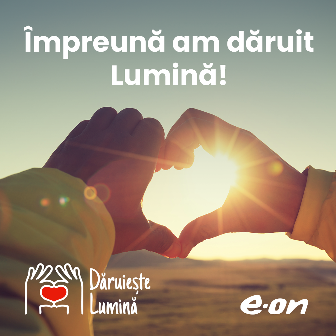 Cinci instituții vor primi energie electrică gratuită în campania ”Dăruiește lumină”
