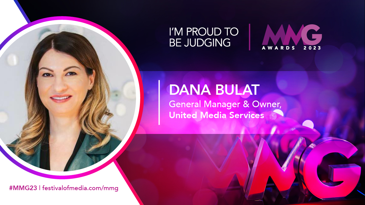 Dana Bulat, General Manager și fondator United Media Services, face parte din juriul internațional M...