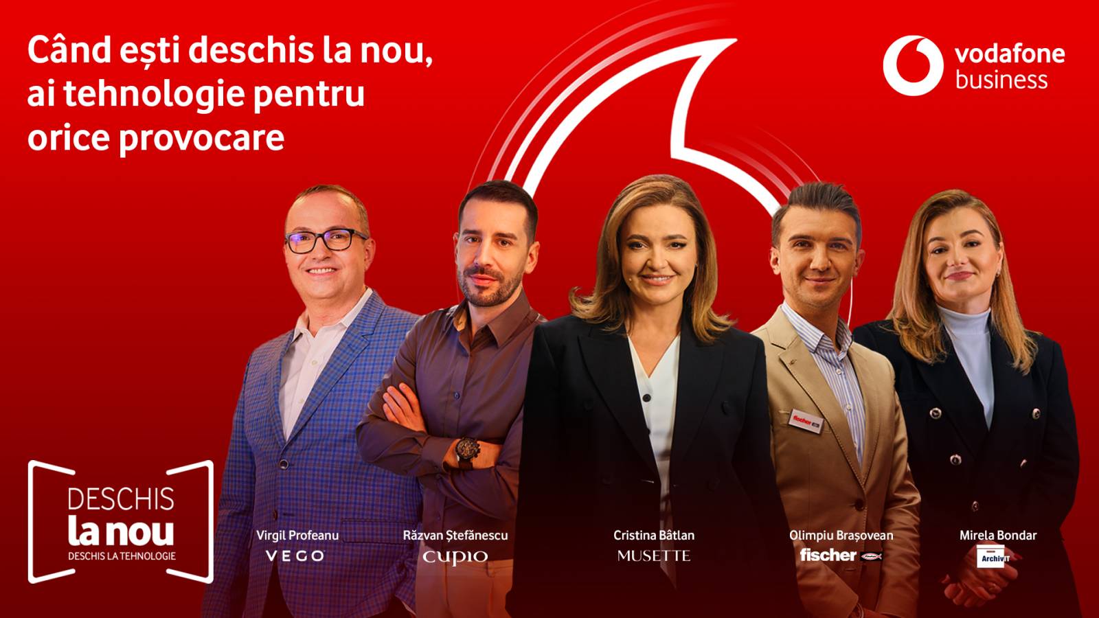 Vodafone Business lansează platforma Deschis la nou. Deschis la tehnologie și oferă 6 luni de testare gratuită pentru o serie de soluții digitale 1 Vodafone Business Deschis la nou KV antreprenori