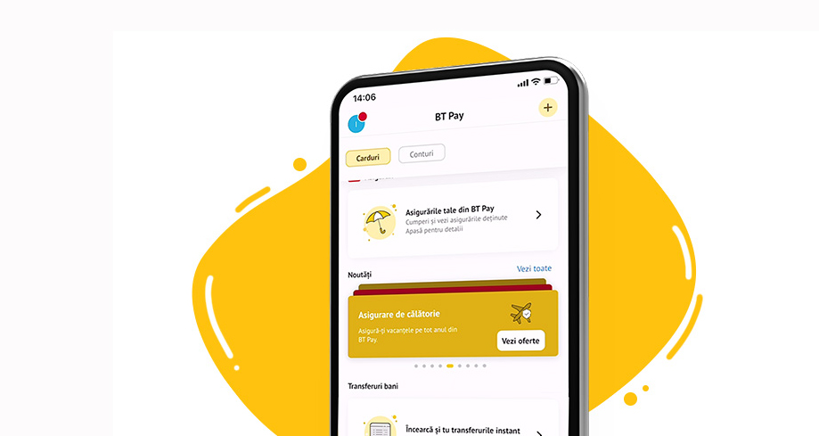 BT Pay - asigurare de calatorie