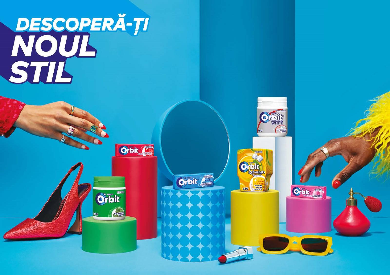 Orbit a lansat un nou design colorat al pachetelor de gumă de mestecat
