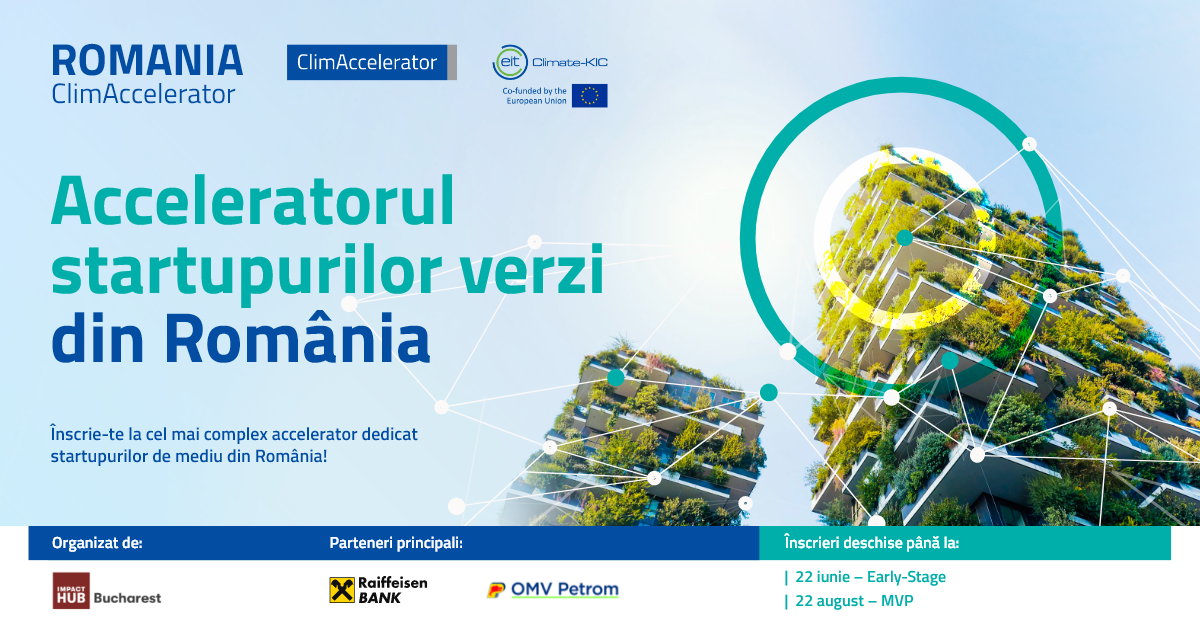 Romania ClimAccelerator deschide înscrierile pentru ediția 2023