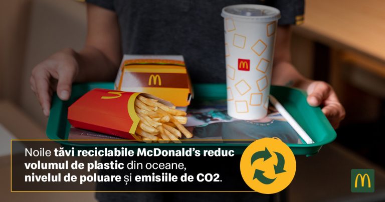McDonald's - tavi plastic reciclat