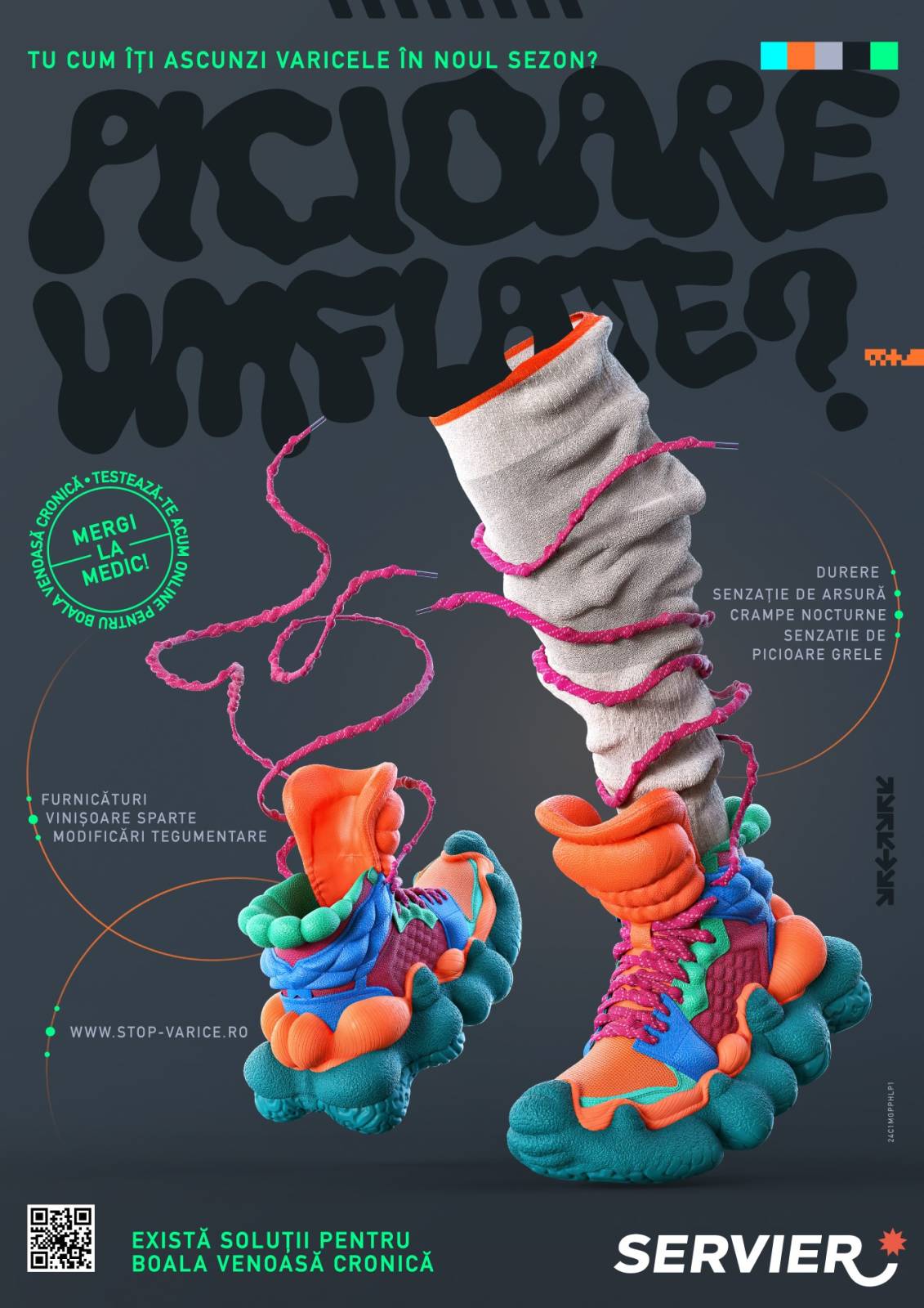 Servier & Medic One pentru Boala Venoasă Cronică (BVC) semnează campania „Dacă vrei să stai relaxat, mergi la medic!”