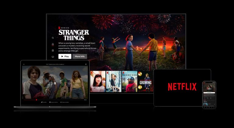 NETFLIX english multiple device collage