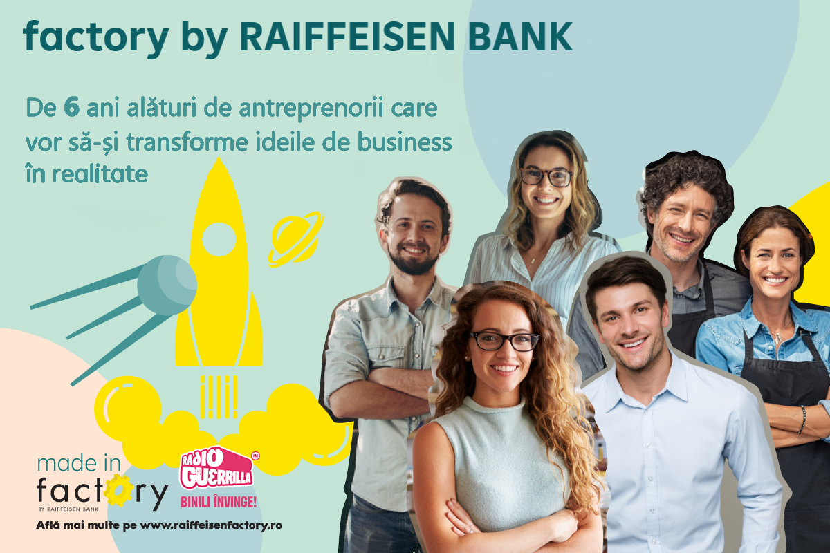 Radio Guerrilla, parteneriat cu factory by Raiffeisen Bank