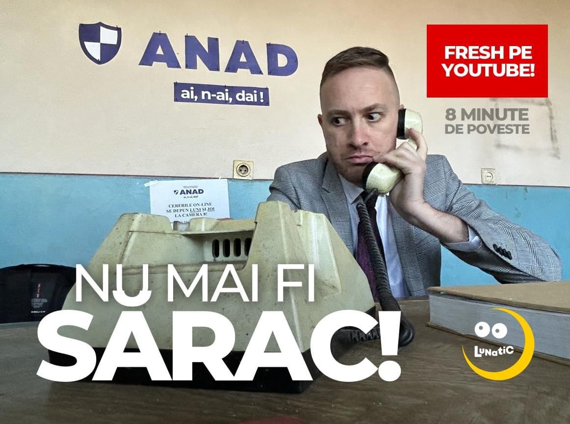 Trupa LUNATIC lansează noul single „Nu mai fi sărac!” cu un videoclip de peste 8 minute
