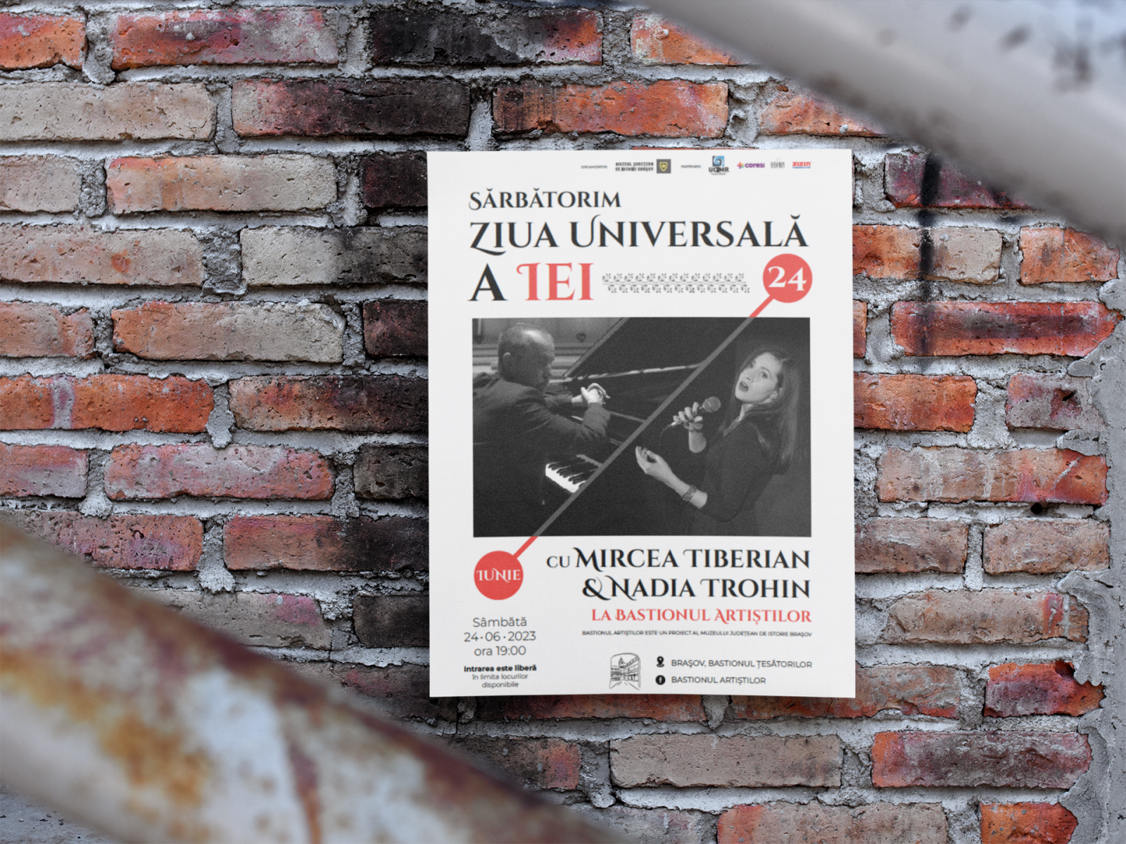 Bastionul Țesătorilor din Brașov găzduiește un concert dedicat Zilei Universale a Iei