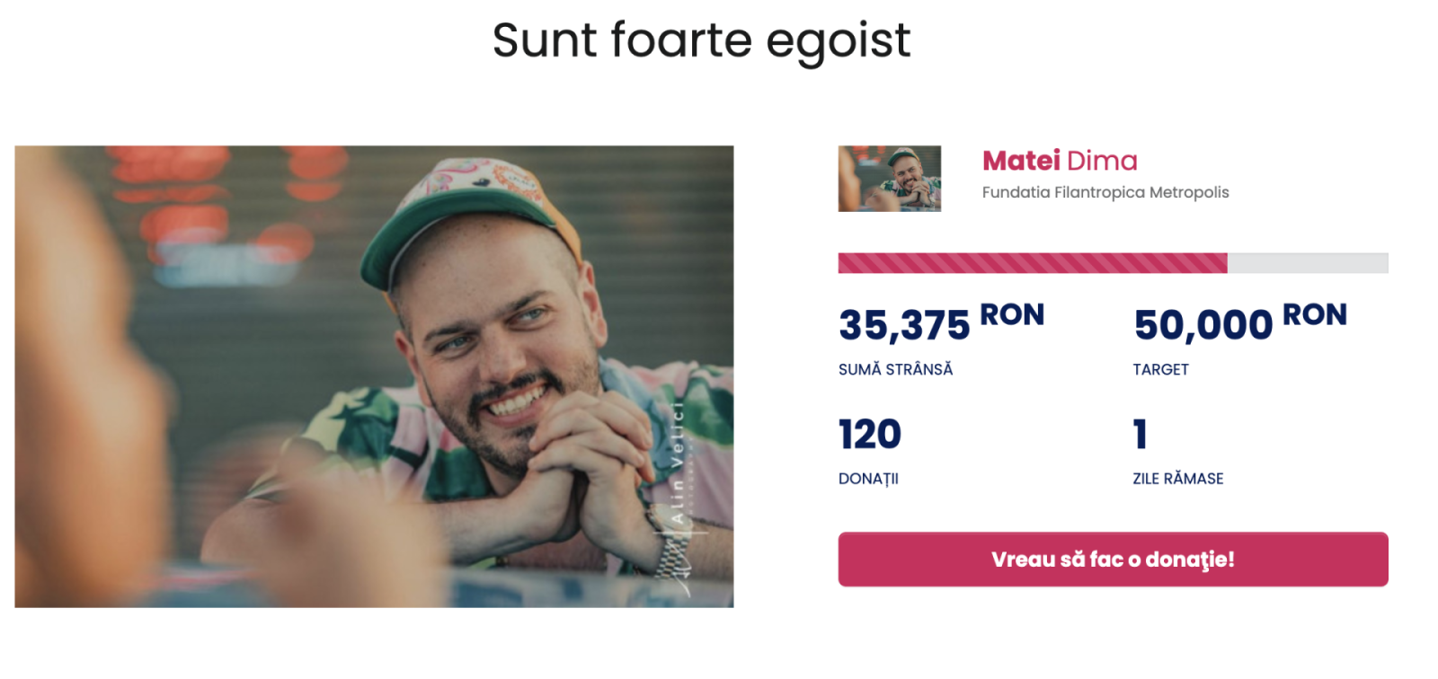 BRomania adună peste 35.000 lei pe Galantom.ro pentru Spitale Publice din Bani Privați