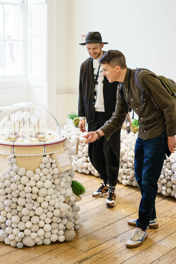 Peste o mie de persoane au vizitat în primele 5 zile VATRA VERDE, instalația care reprezintă România pentru prima dată la Bienala de Design de la Londra