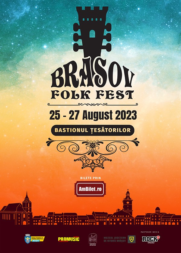 Brașov Folk Festival va avea loc în perioada 25-27 august 2023
