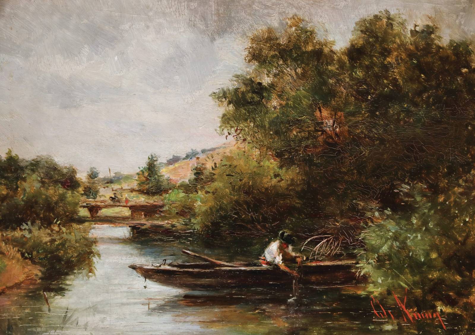 Cu barca pe lac Theodor Aman