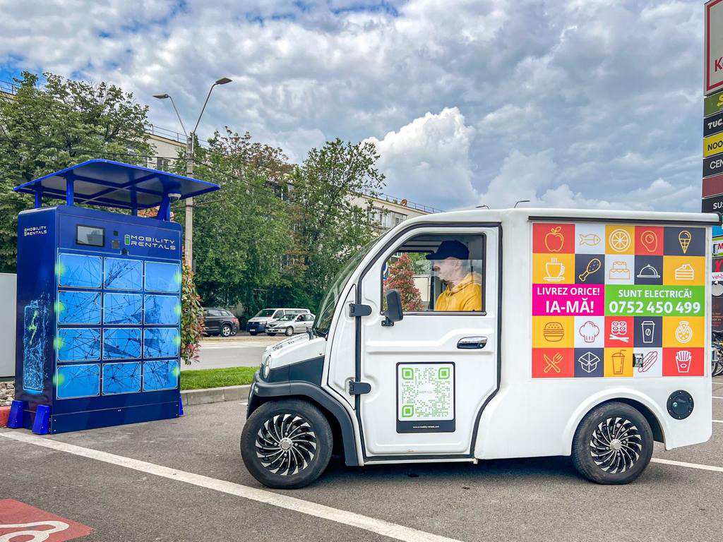 e Mobility Rentals masina livrare