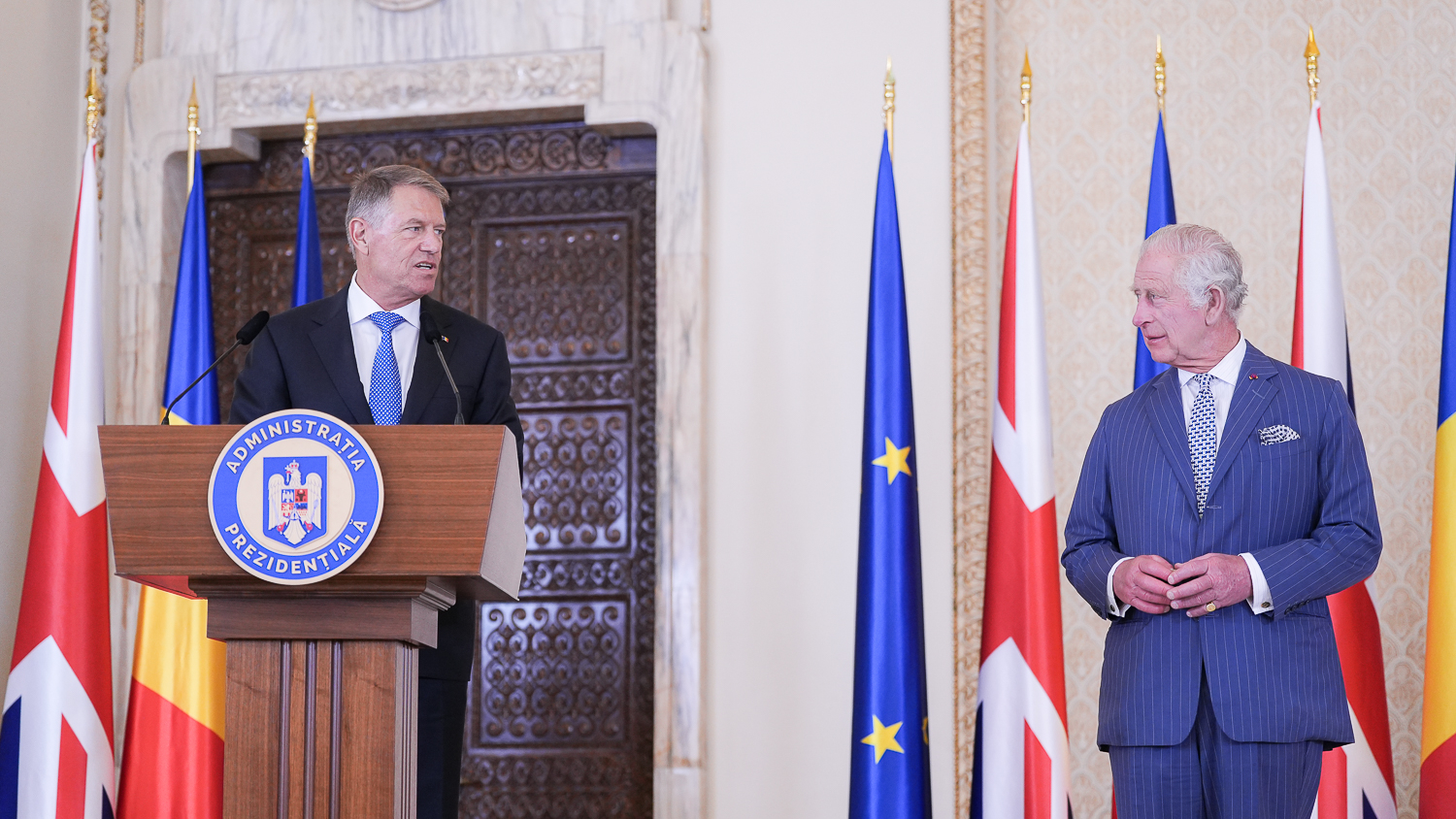 original primirea majestatii sale regele charles al iii lea la palatul cotroceni 2 iunie 2023 203