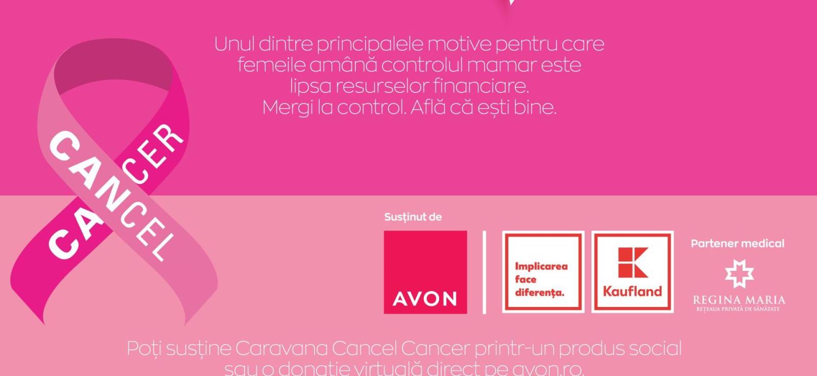AVON și Kaufland România continuă caravana socială #CancelCancer