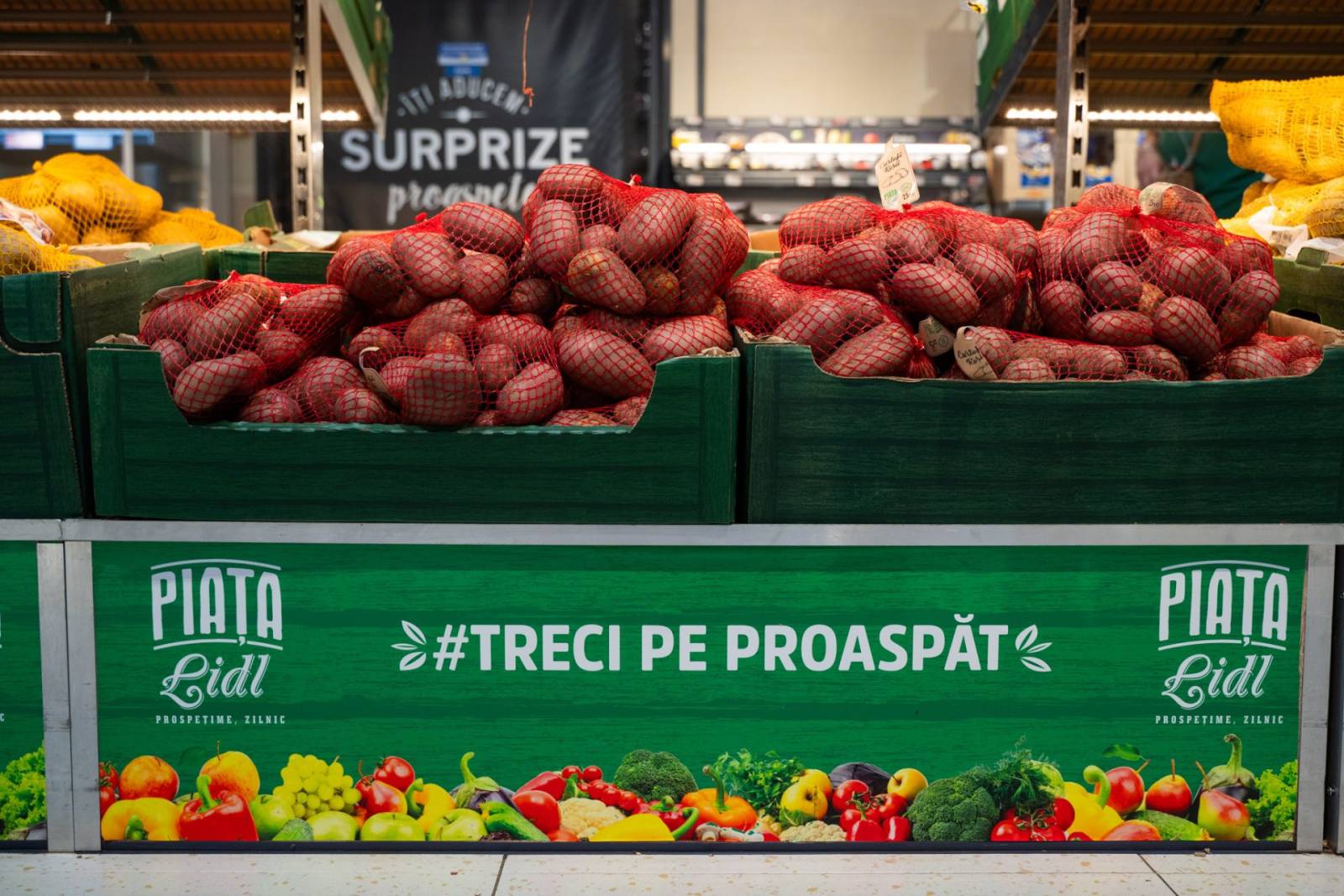 Lidl extinde parteneriatele cu furnizorii români. Mai multe legume și fructe românești pe rafturi