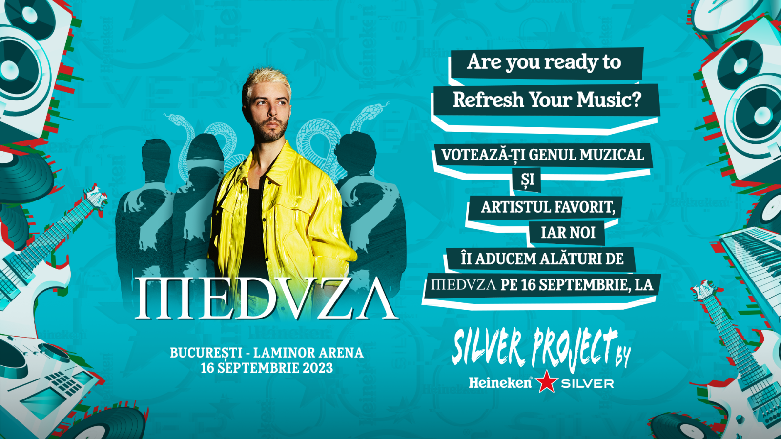 Heineken® Silver a lansat „Refresh your Music” 1 Silver Project by Heineken