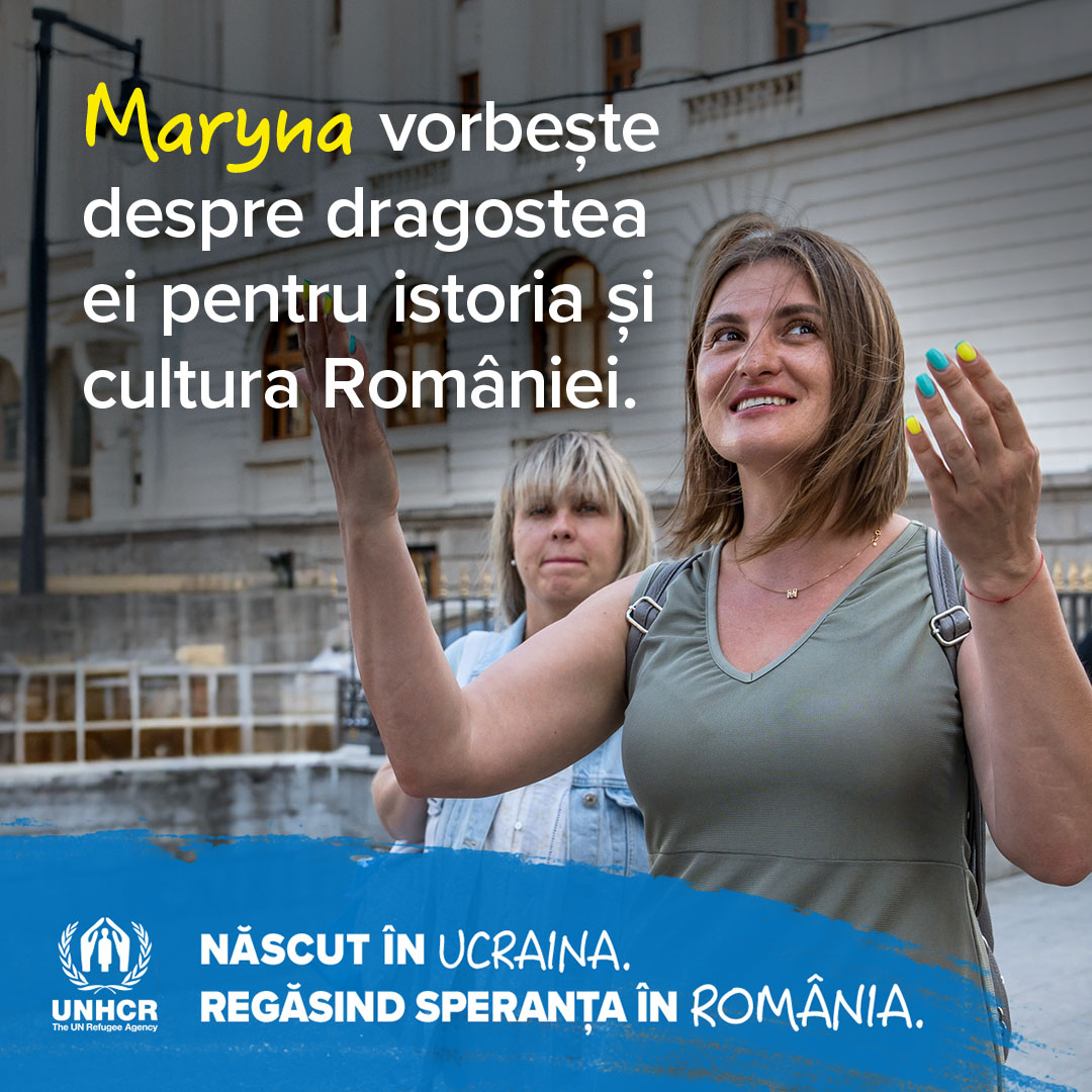 „Născut în Ucraina. Regăsind speranța în România”, campanie lansată de Agenția ONU pentru refugiați 1 UNHCR Campanie refugiati ucraineni 3