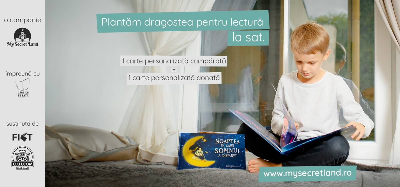 Un start-up din Cluj își propune să ofere 500 de cărți personalizate copiilor de la sate
