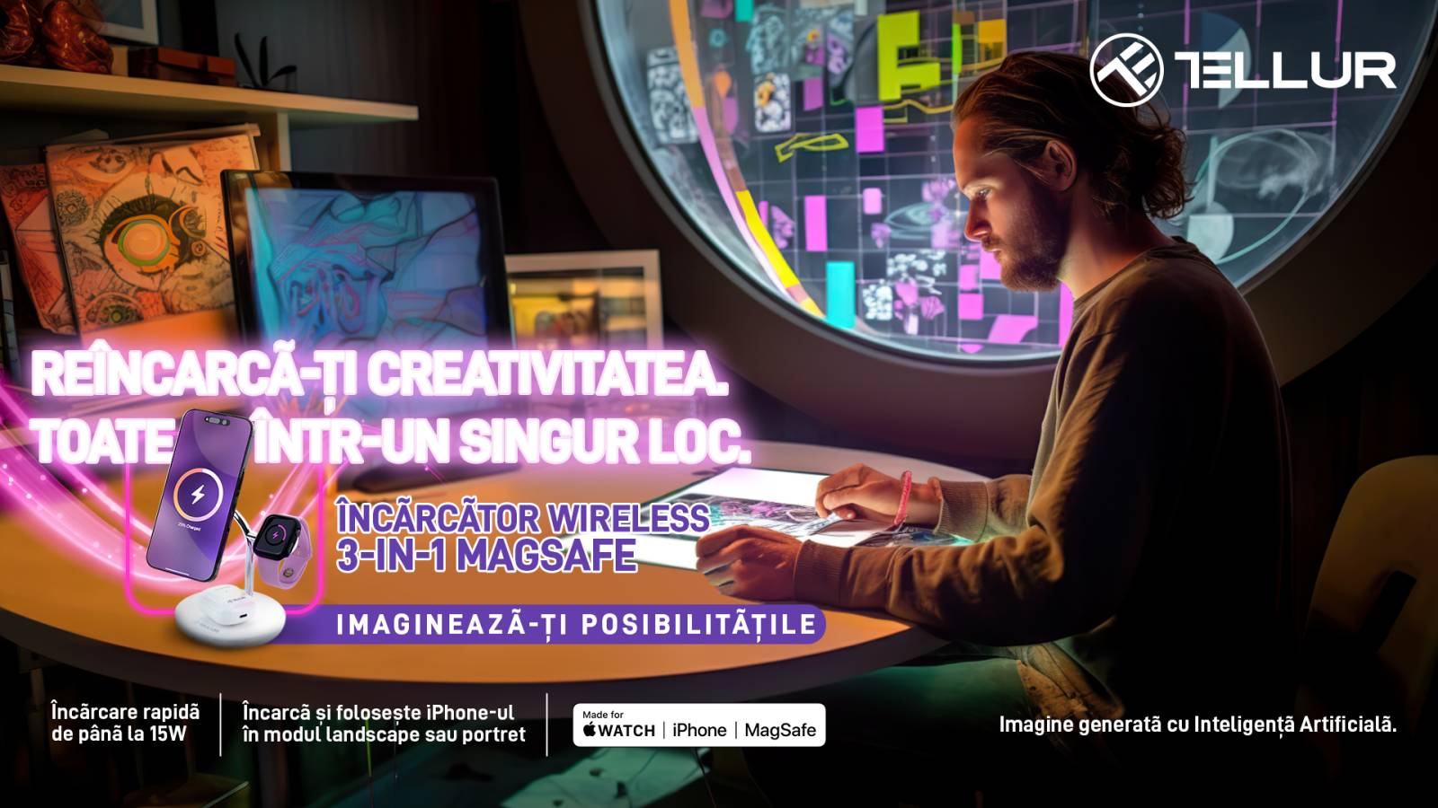 TELLUR lansează două noi produse printr-o campanie generată de AI