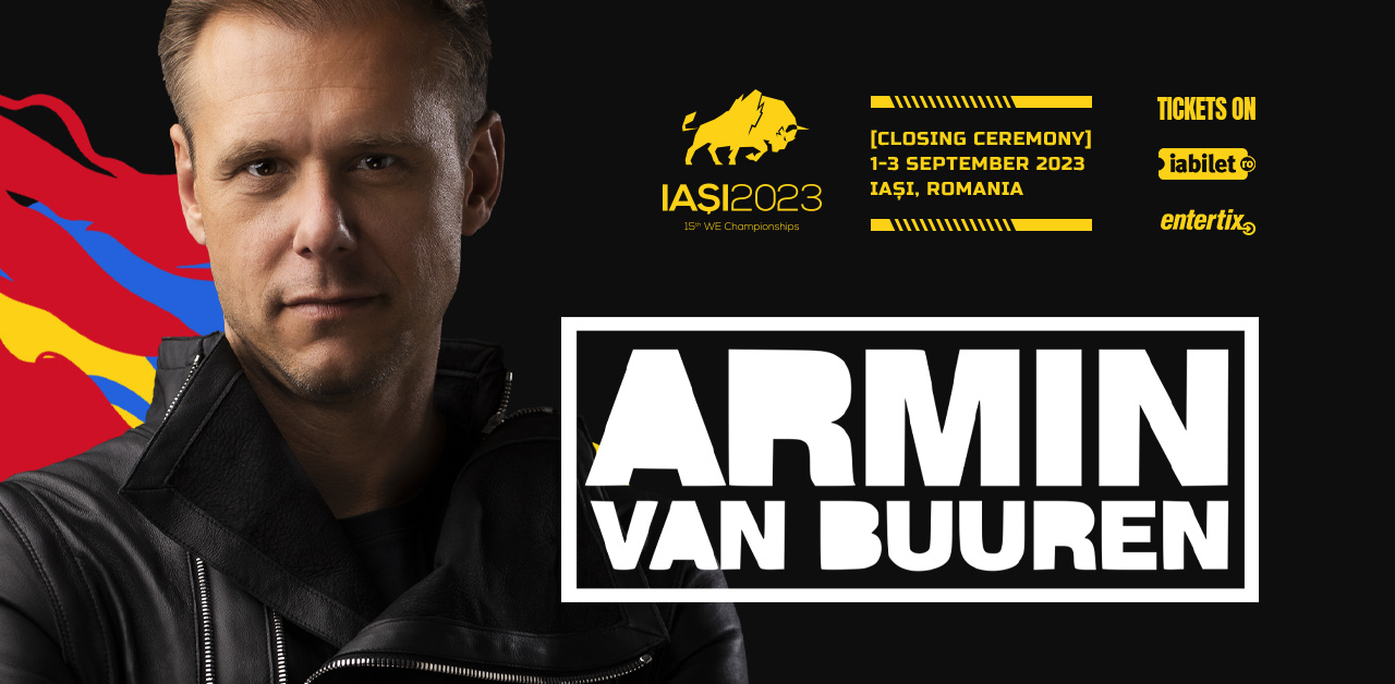 Armin Van Buuren vine la Iași la festivitatea de închidere a Campionatului Mondial de Esports pe 1 s...