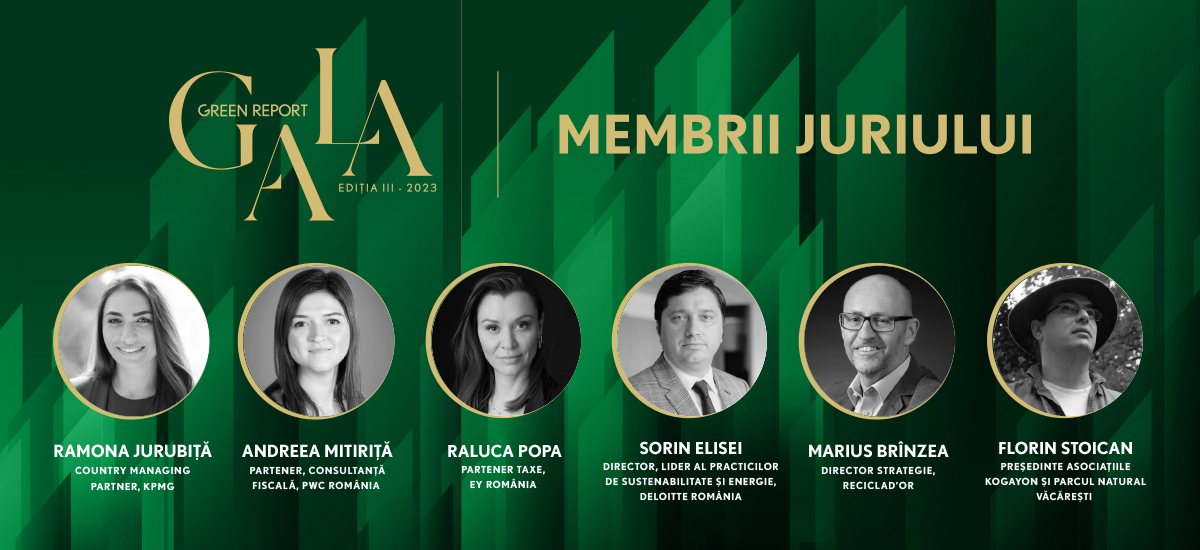 Specialiști de mediu și reprezentanți Big4 formează juriul Galei Green Report 2023