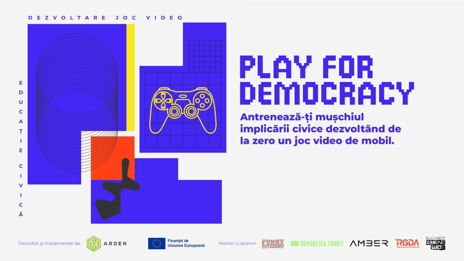 Play for Democracy: un joc video care să inspire tânăra generație să voteze în 2024