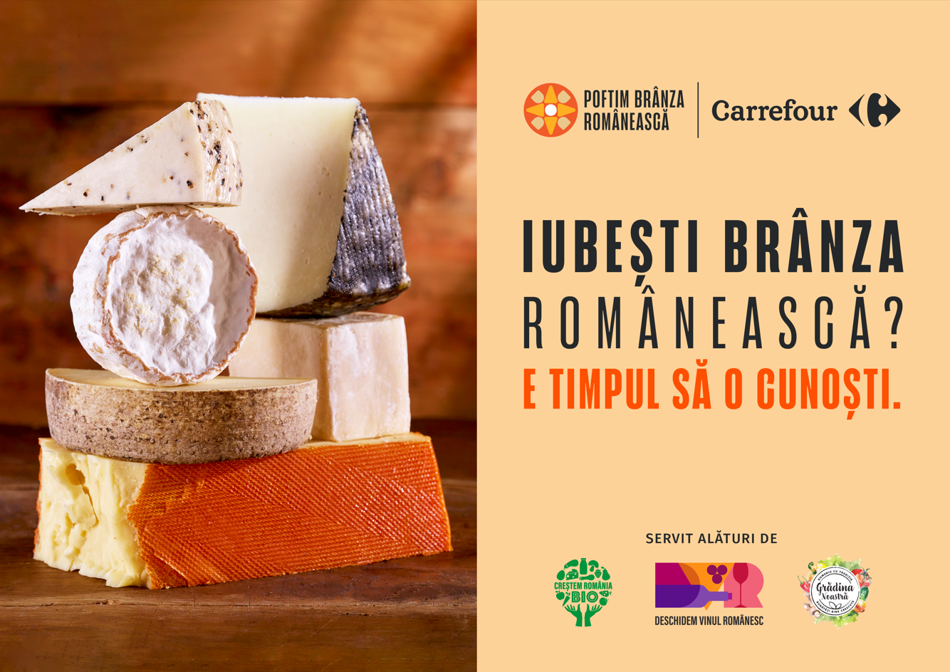 Poftim Branza Romaneasca Carrefour Romania