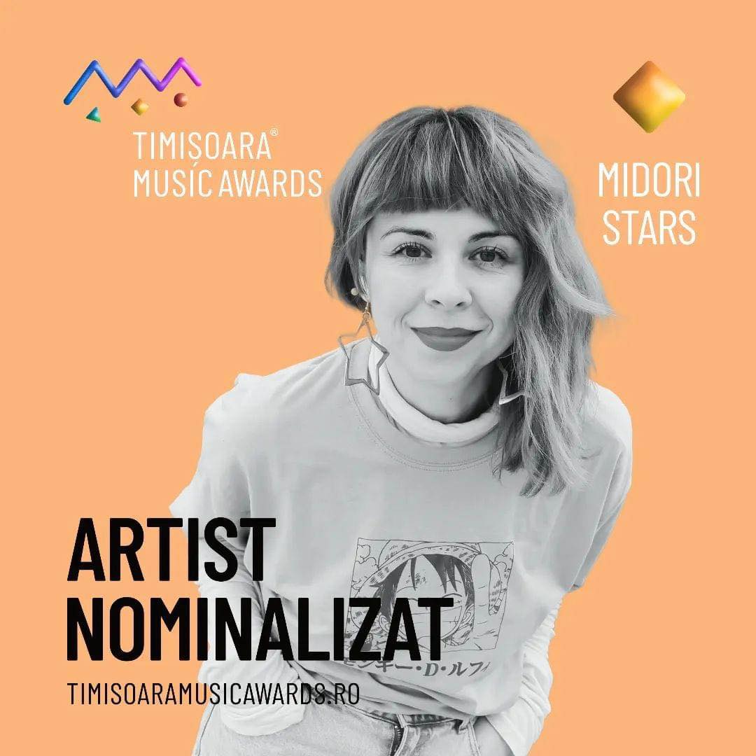 MidoriStars, nominalizată la categoriile Female Vocale Artist și New Artist în cadrul Timișoara Music Awards 2023