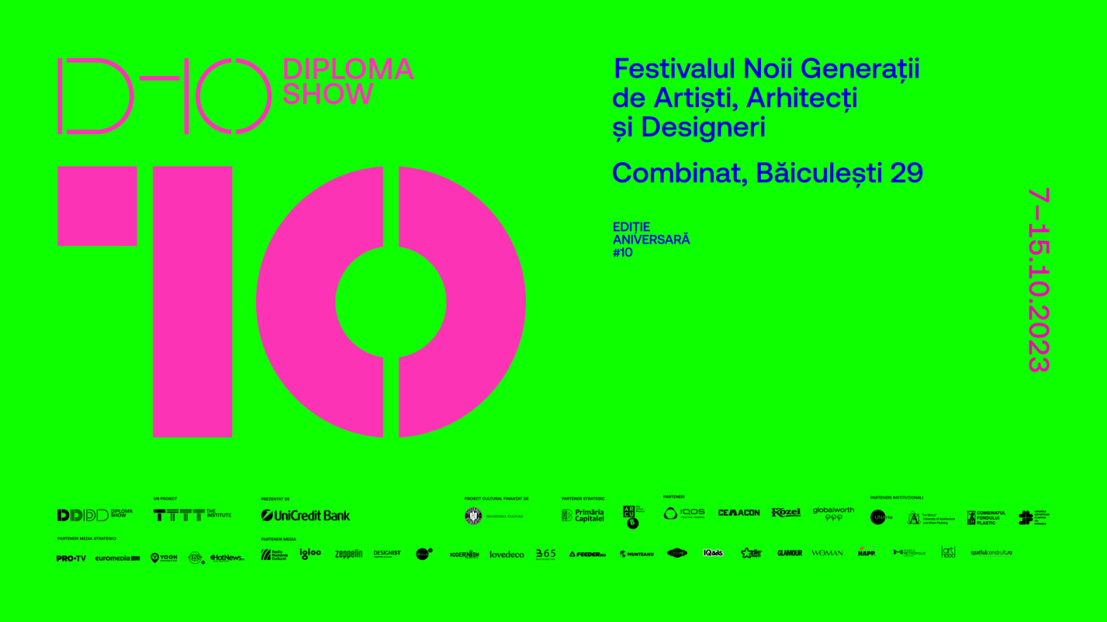 DIPLOMA Show 2023, ediția a X-a: 130 de lucrări prezentate publicului larg la Combinatul Fondului Pl...