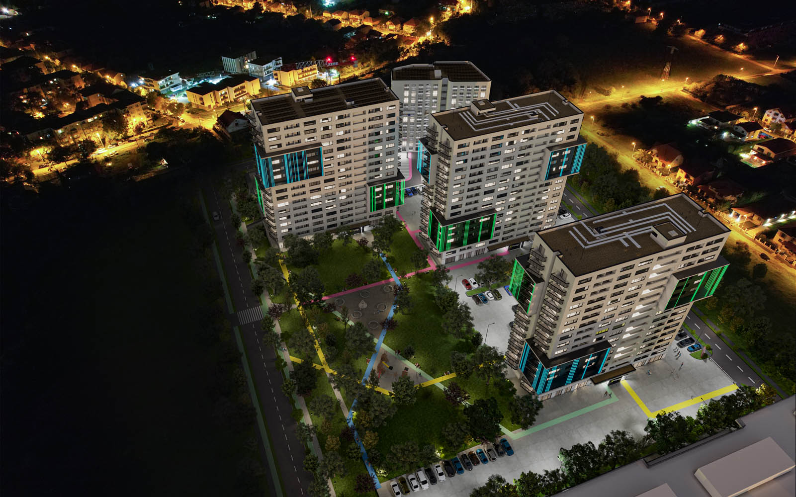 XCity Towers, cel mai premiat proiect rezidențíal din Timișoara, introduce conceptul healthy living 4 XCity Towers night