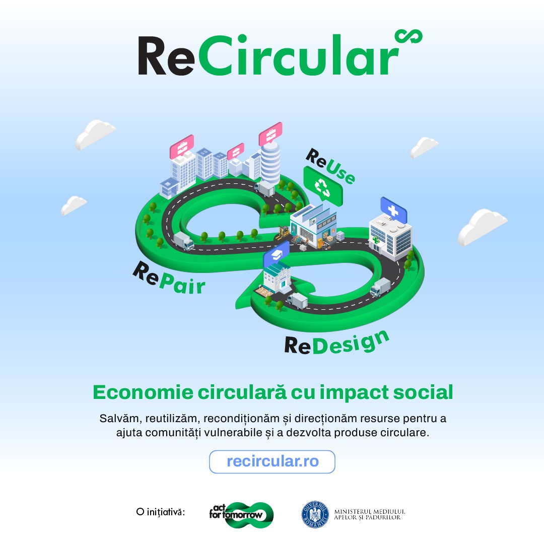 Ce este ReCircular – programul național de economie circulară și socială