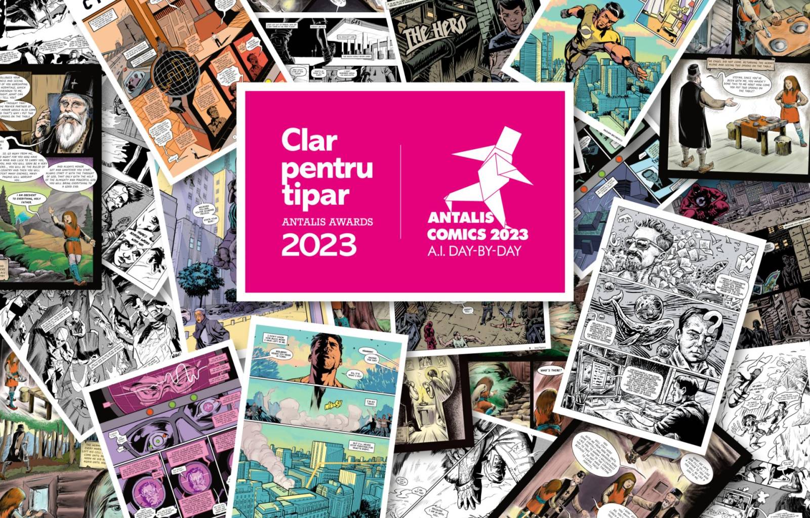 Inteligența artificială și hârtia se întâlnesc la „Clar pentru Tipar” – Antalis Comics 2023, competi...