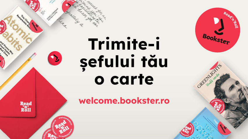 ”Trimite-i șefului tău o carte” - campanie pentru angajații care nu au Bookster în companie