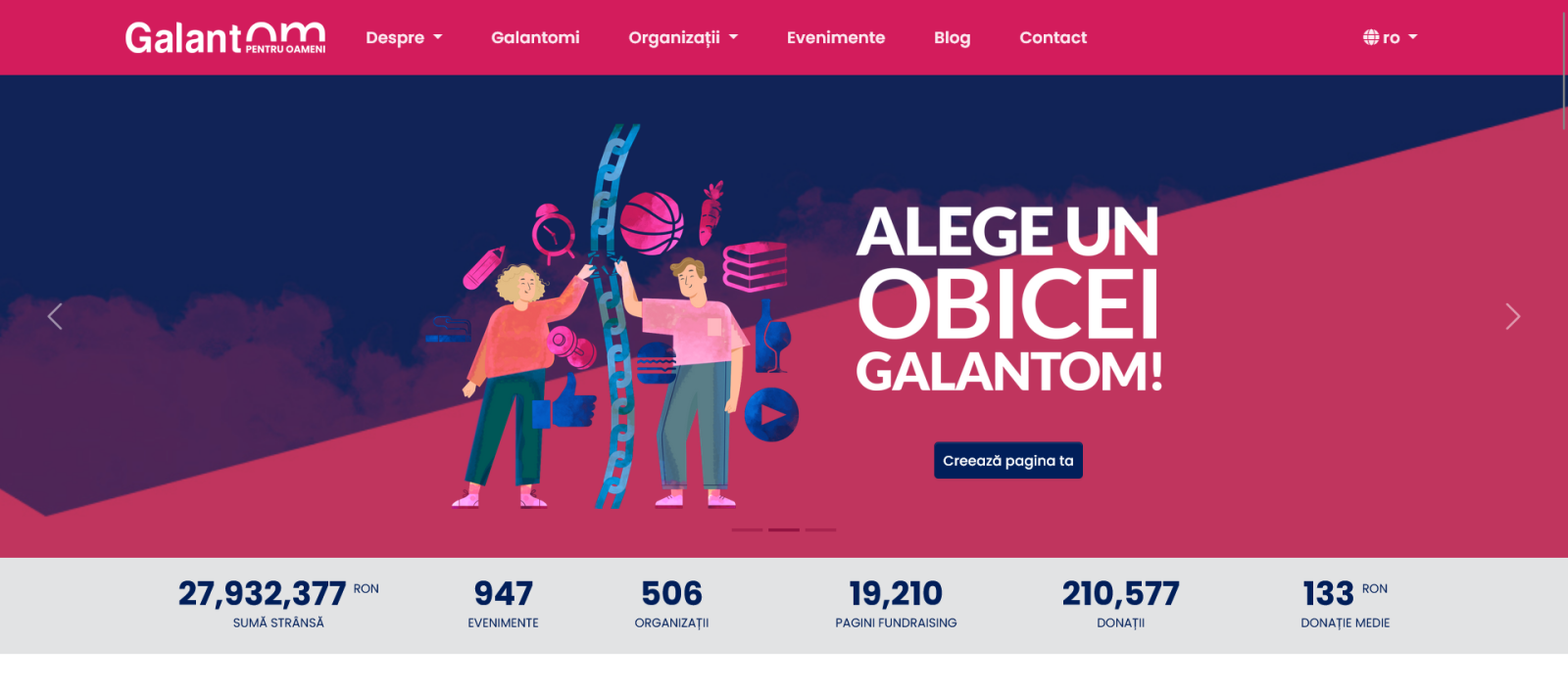 10 ani de Galantom: 27.8 mil. de lei pentru 1665 de proiecte