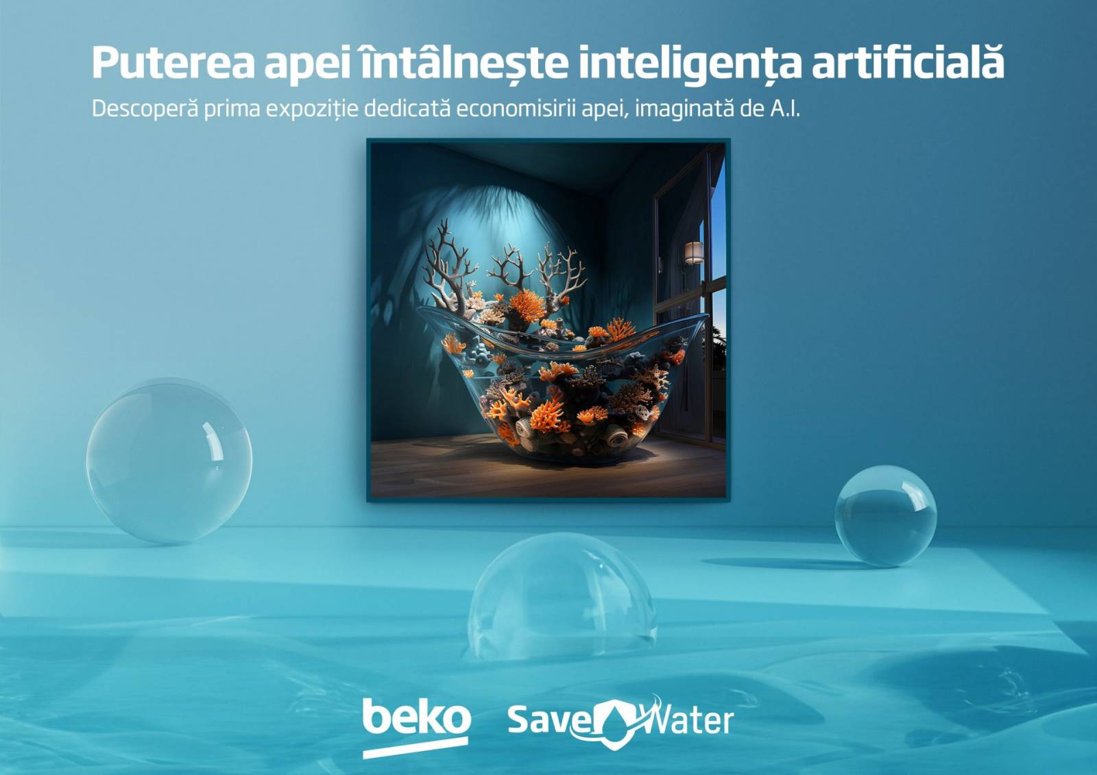 Beko lansează o expoziție de artă cu imagini generate de AI