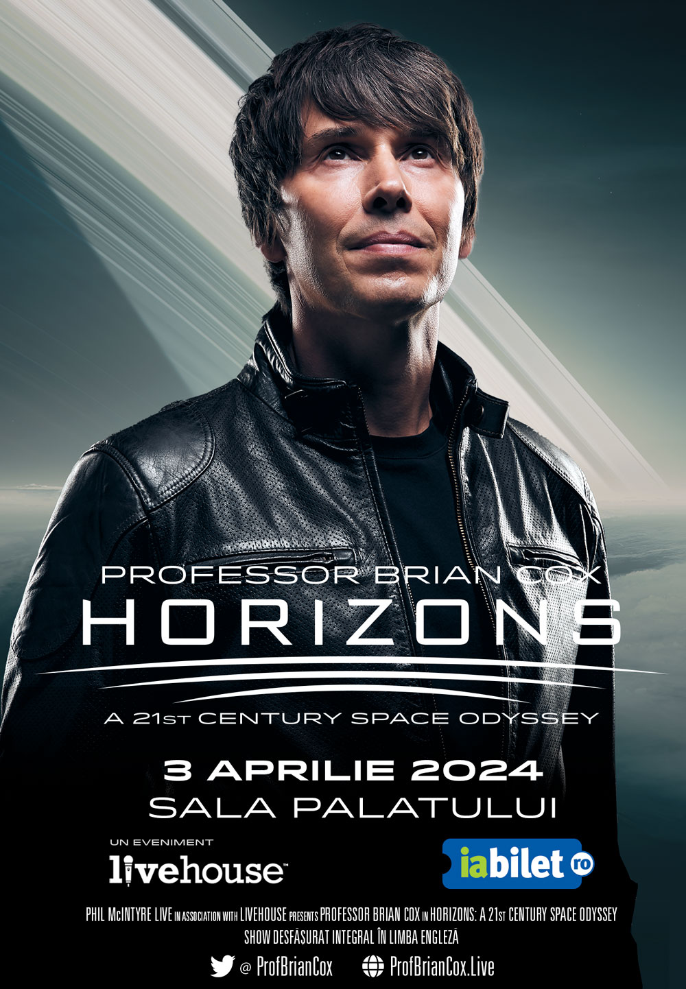 Spectacolul Horizons - A 21st Century Space Odyssey, susținut de Prof. Brian Cox ajunge și la Bucure...