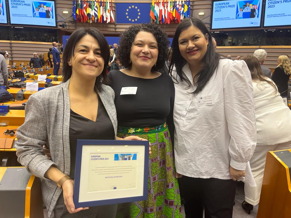Institutul Autism Voice a primit Premiul Cetățeanului European 2023