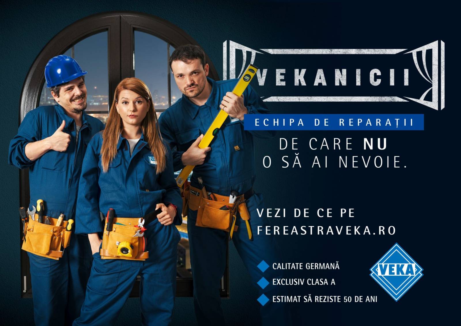 S-a lansat campania „VEKAnicii – echipa de intervenție de care nu o să ai nevoie”