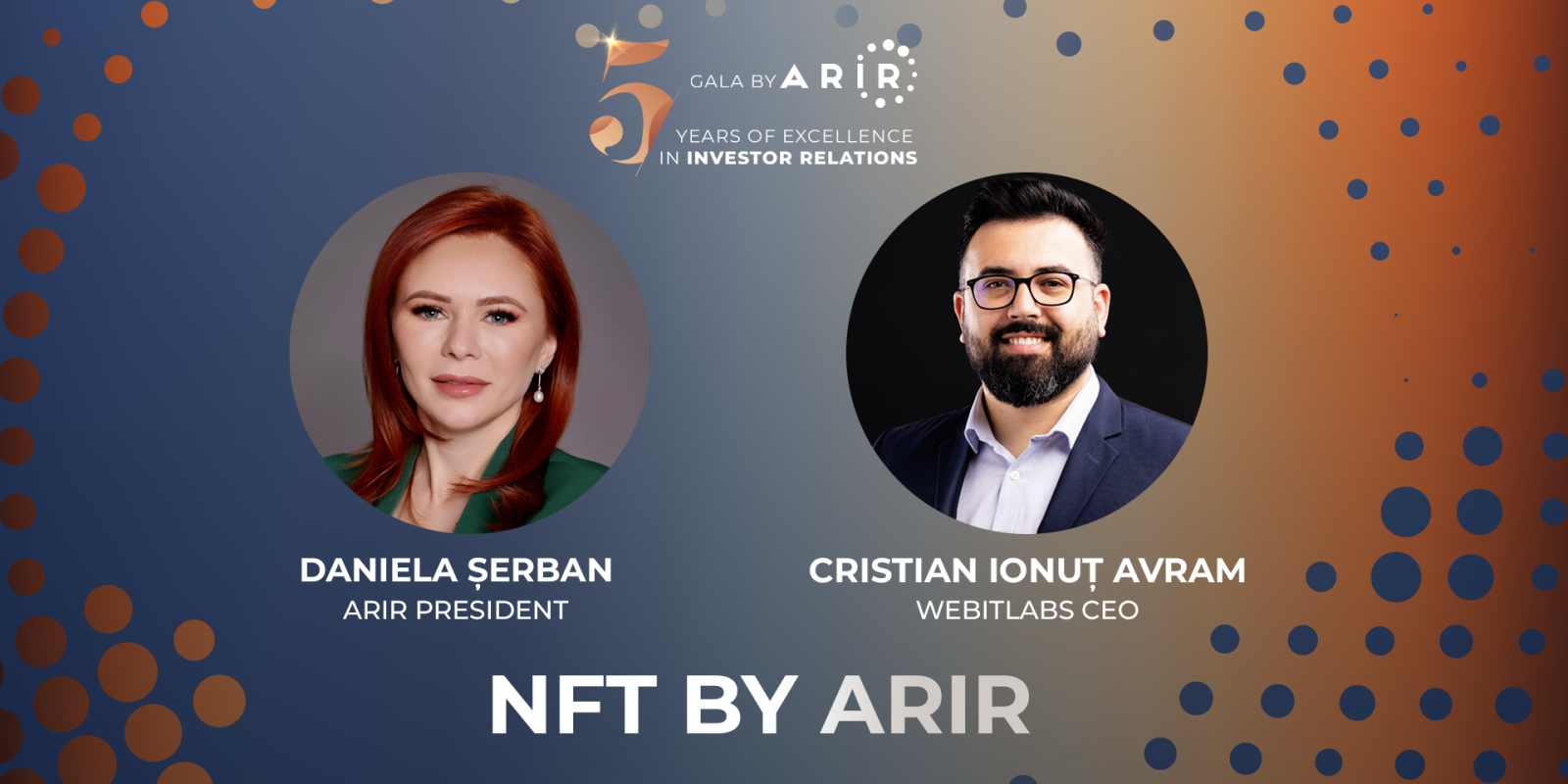 ARIR marchează 5 ani de activitate și lansează o colecție de NFT-uri împreună cu companii listate la...