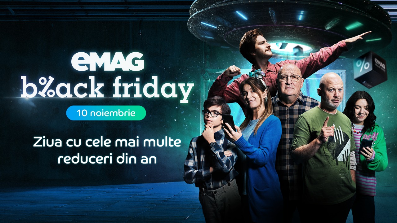 Peste 600.000 de clienți au cumpărat produse de 731 milioane de lei de pe eMAG de Black Friday