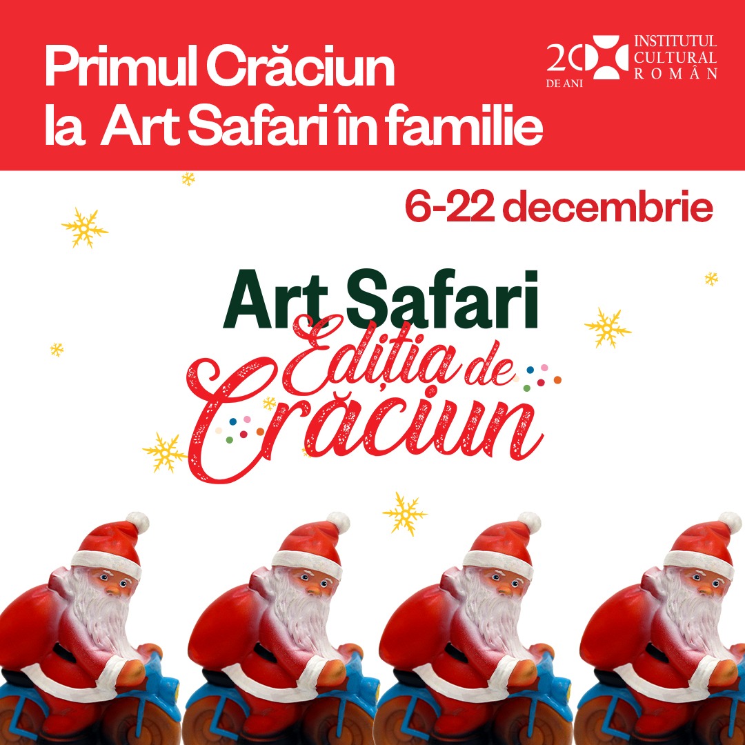 Din 6 decembrie, Art Safari Christmas Edition, cu teatru de păpuși, colinde și ateliere de artă