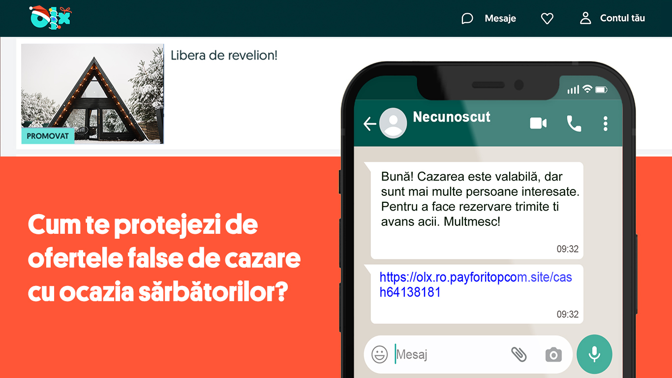 Cum ne protejăm de ofertele de cazare false, cu ocazia sărbătorilor