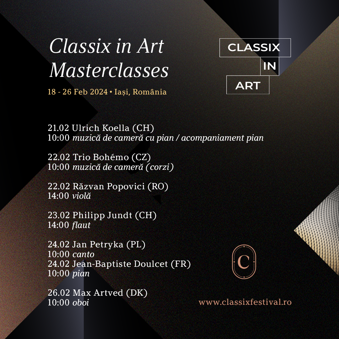 Classix Festival 2024 și-a anunțat programul 6