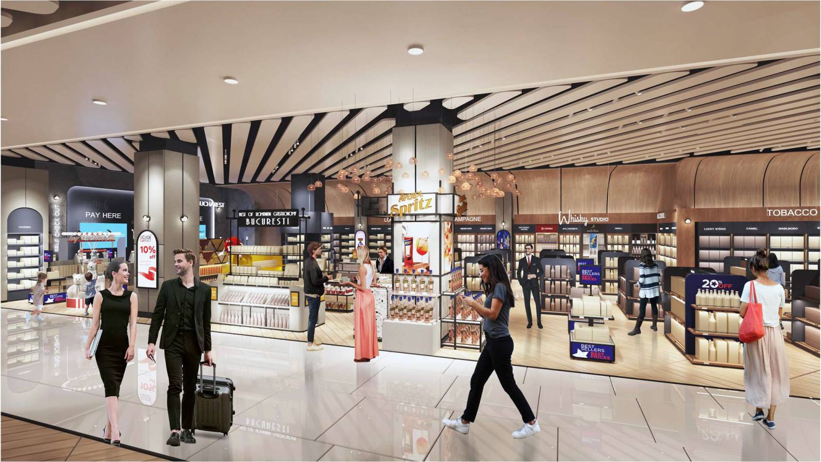 Lagardère Travel Retail își deschide magazinele în Aeroportul Internațional Henri Coandă București