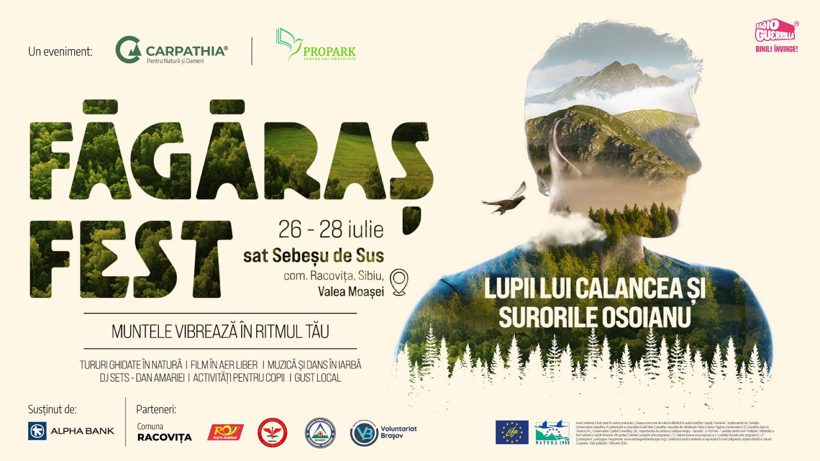 Făgăraș Fest, evenimentul care dorește crearea Parcului Național Munții Făgăraș
